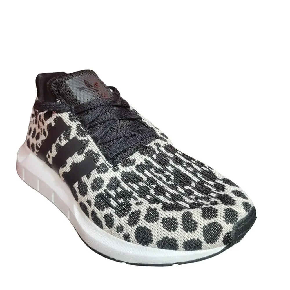 Adidas Originals Swift Run Shoes Women’s 6  Gray Leopard Print Running BD7962 - Picture 4 of 6